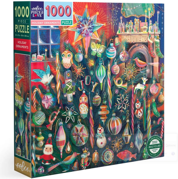 Holiday Ornaments 1000 Piece Puzzle