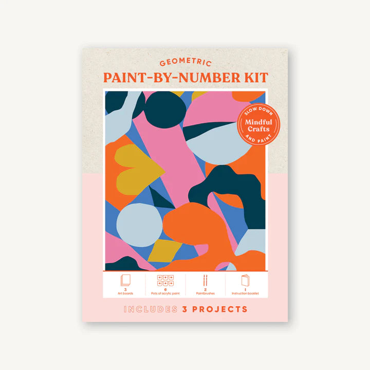 Geometric Paint-By-Number Kit
