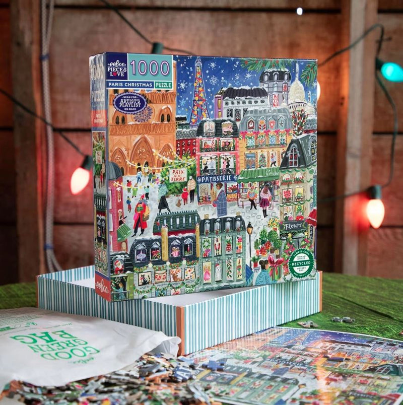 Paris Christmas 1000 Piece Puzzle