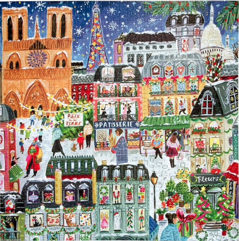 Paris Christmas 1000 Piece Puzzle