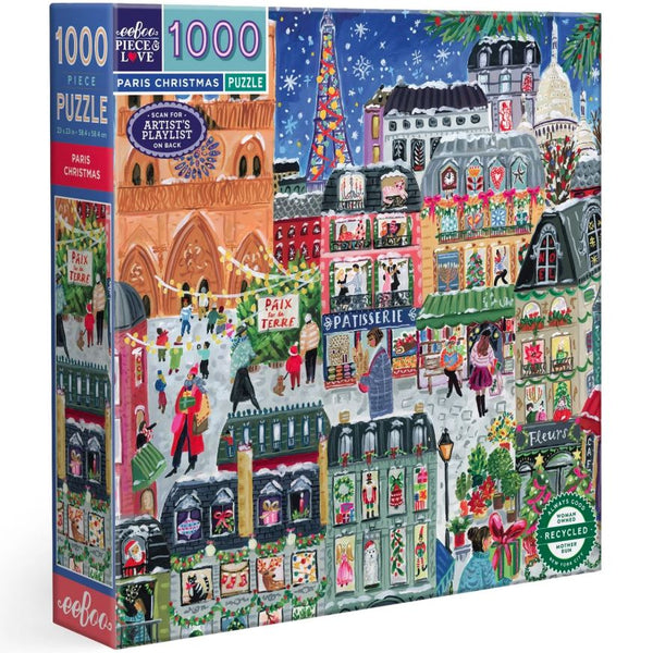 Paris Christmas 1000 Piece Puzzle