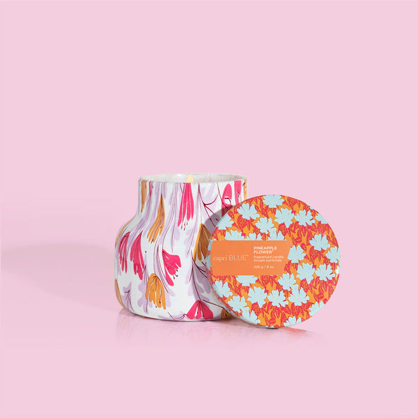 8oz Pattern Play Petite Jar, Pineapple Flower | Capri Blue