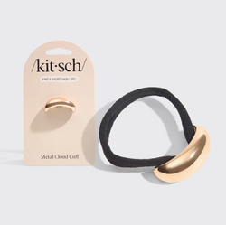 Small Metal Cloud Cuff, Gold | Kitsch