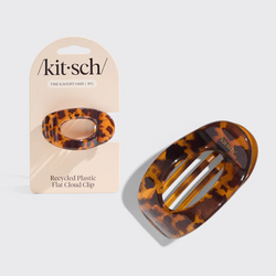 Small Recycled Plastic Flat Cloud Clip, Tort | Kitsch