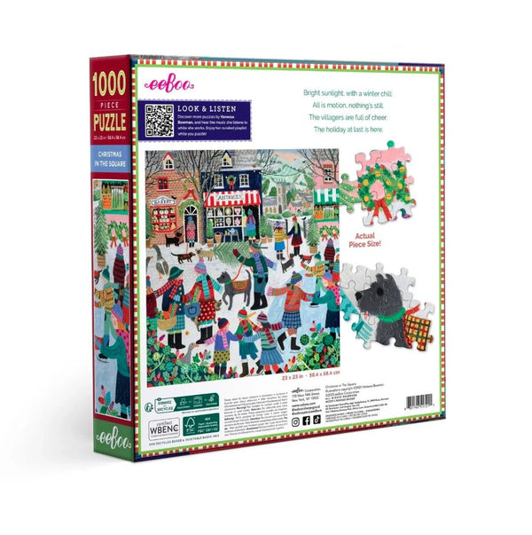 Christmas in the Square 1000 Piece Puzzle