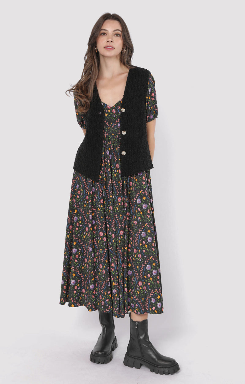 Arlo Cardi Vest, Black | Sadie & Sage
