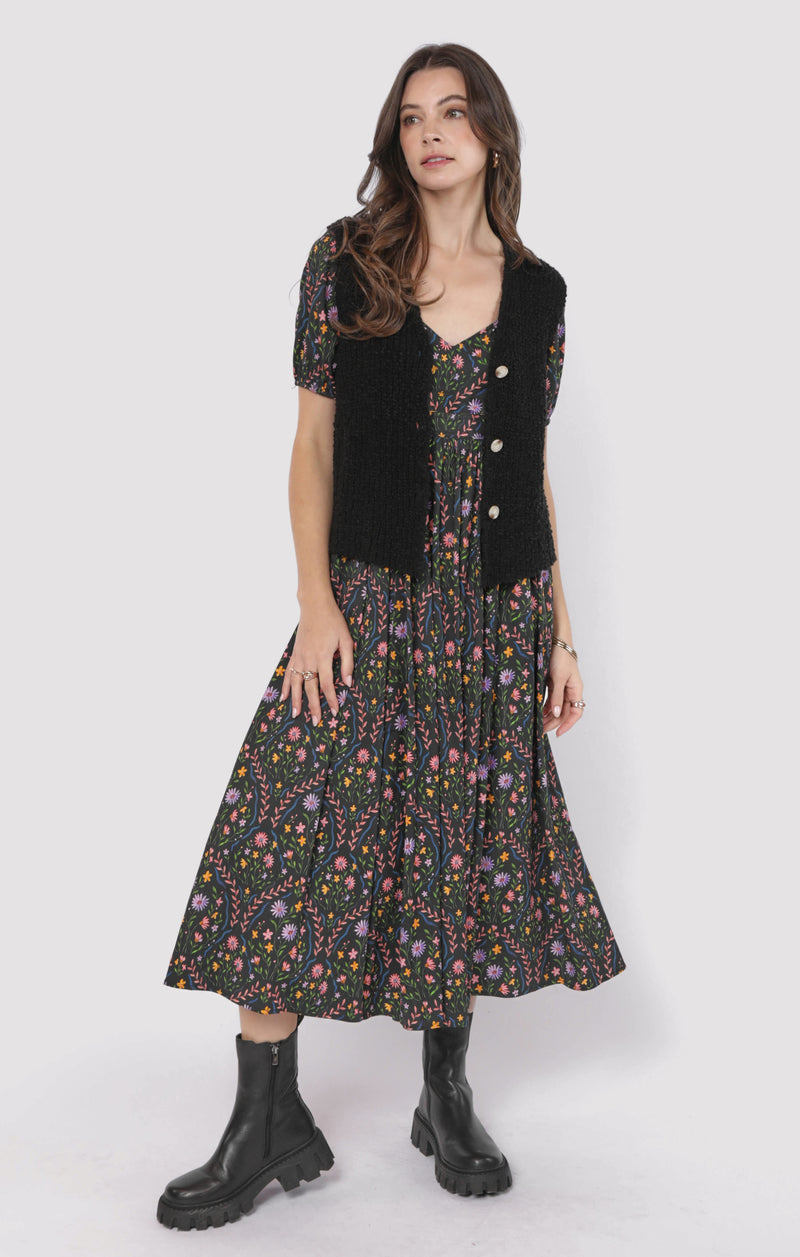 Arlo Cardi Vest, Black | Sadie & Sage