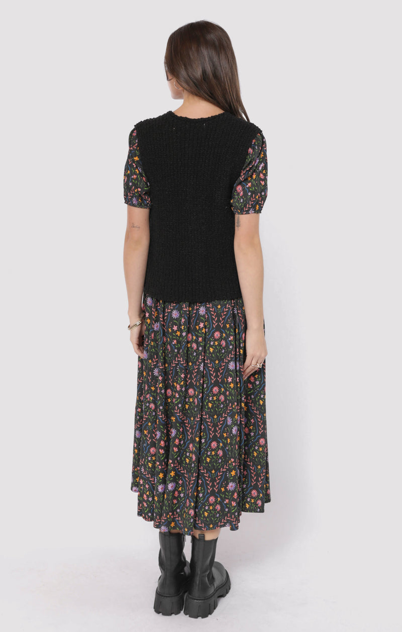 Arlo Cardi Vest, Black | Sadie & Sage