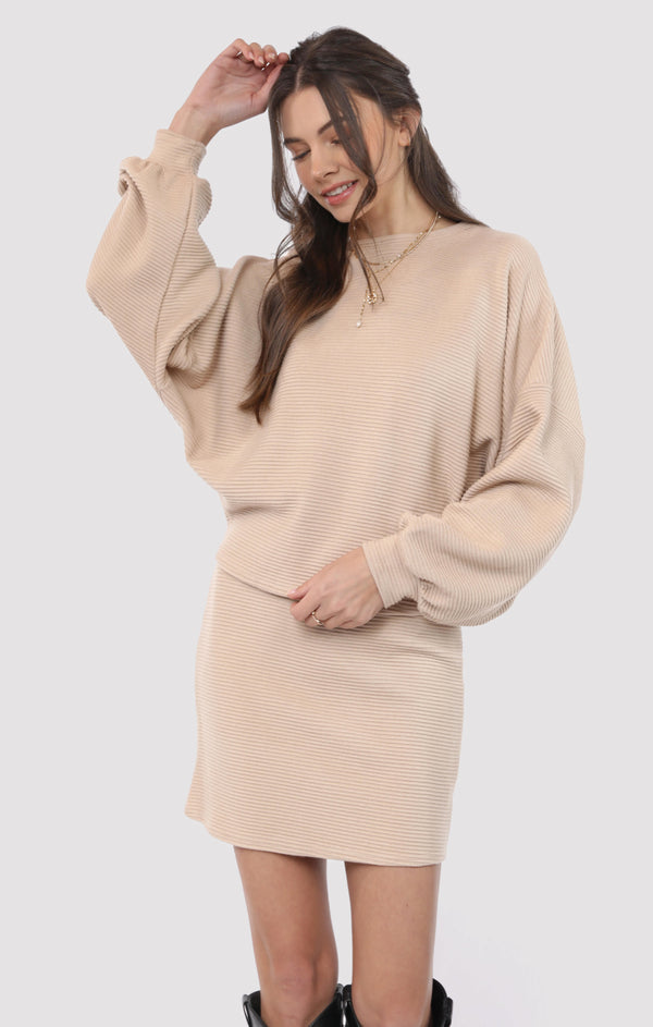 On a Stroll Dolman Sleeve Top, Cream | Sadie & Sage