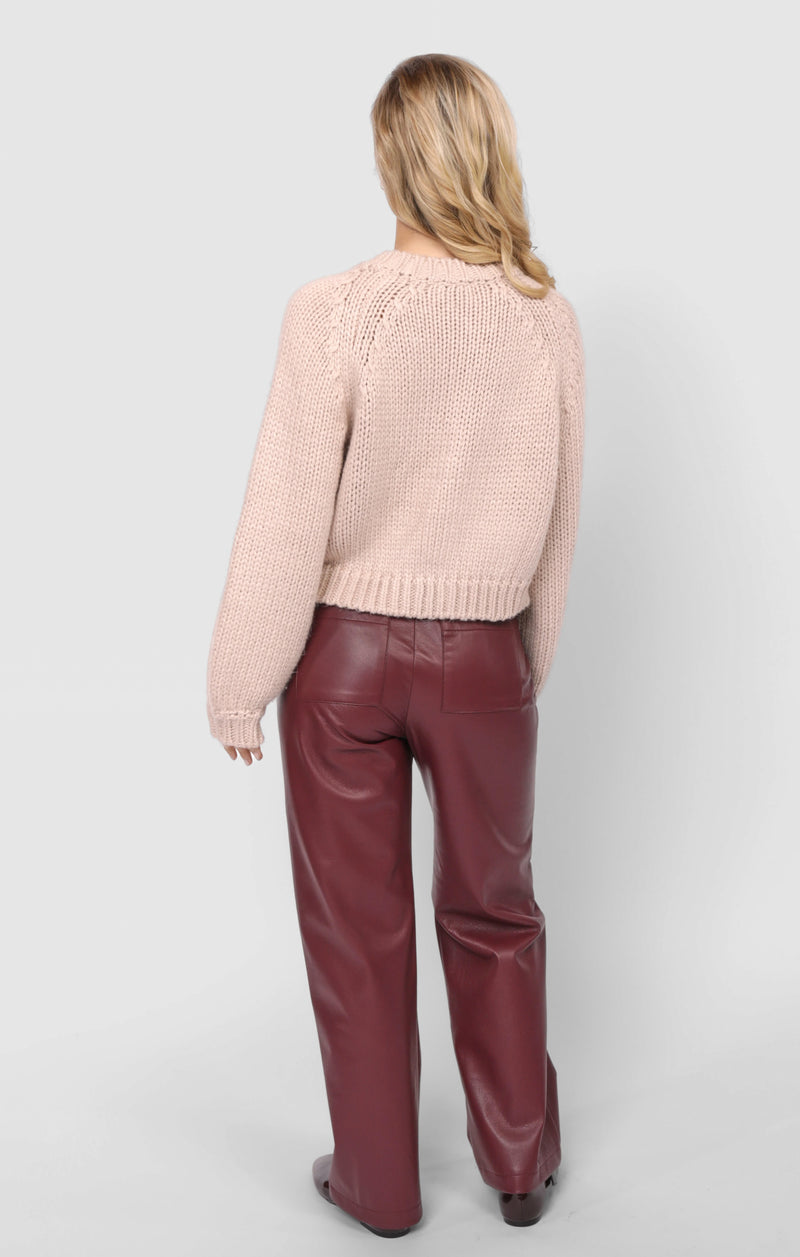 Dance More Buttoned Cardigan, Blush | Sadie & Sage