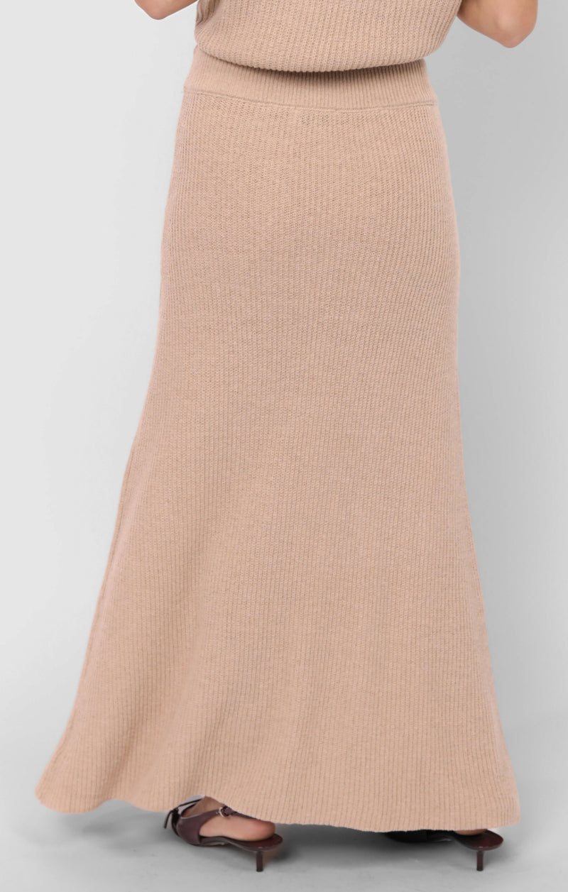 Crosby Sweater Midi Skirt, Cream | Sadie & Sage