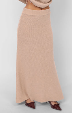 Crosby Sweater Midi Skirt, Cream | Sadie & Sage