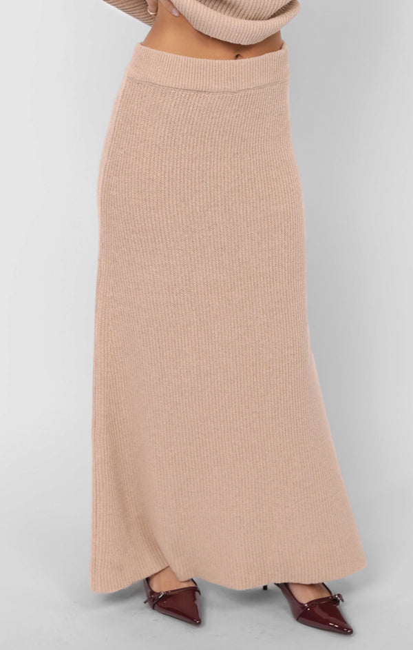 Crosby Sweater Midi Skirt, Cream | Sadie & Sage