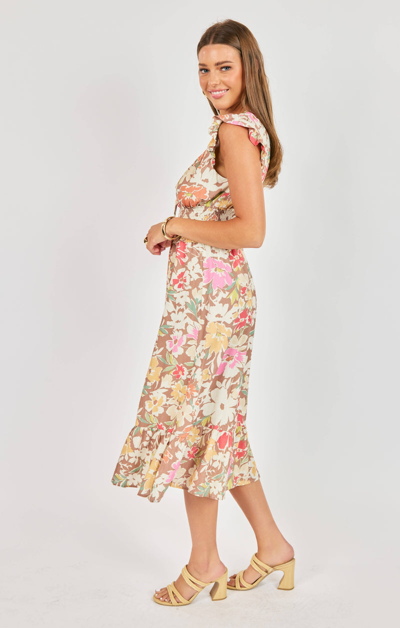 sadie midi dress Sadie White Midi Dress