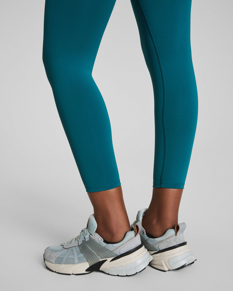 Secret Sweat 7/8 Leggings, Light Emerald Bay | SPANX