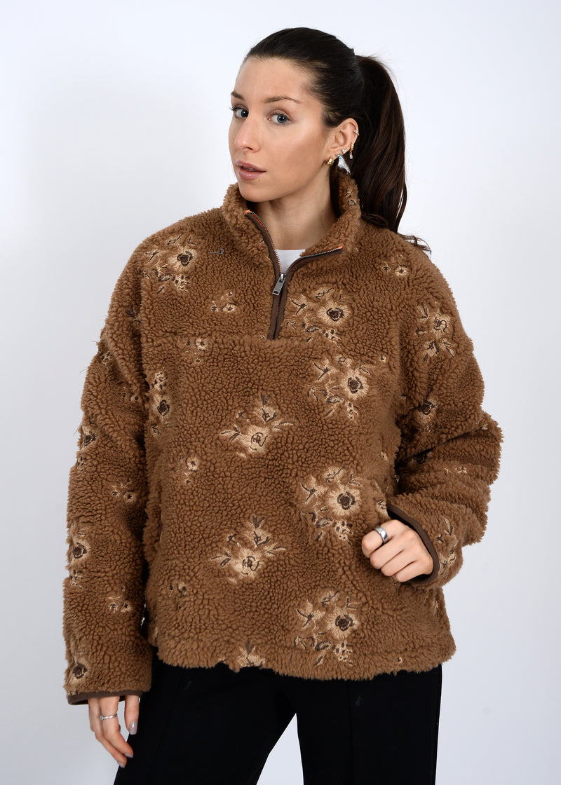 Poppy Anorak Jacket, Caramel Beige | RD Style
