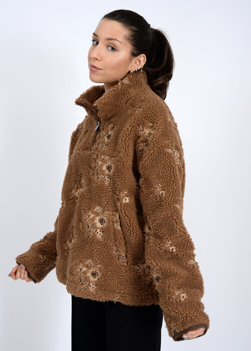 Poppy Anorak Jacket, Caramel Beige | RD Style