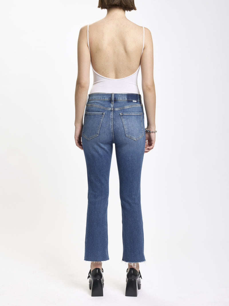 Shy Girl High Rise Crop Flare Jeans, Influencer | Daze