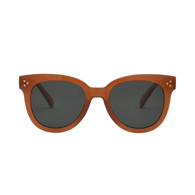 Cleo Polarized Sunglasses, Maple Green | I-Sea