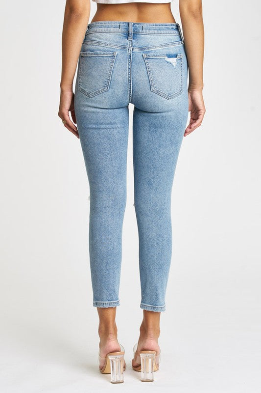 Clara High Rise Skinny Jeans, Got The Blues