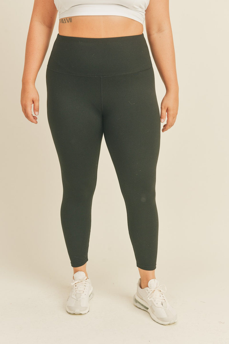 Hyker High Rise Leggings, Black | Plus Size