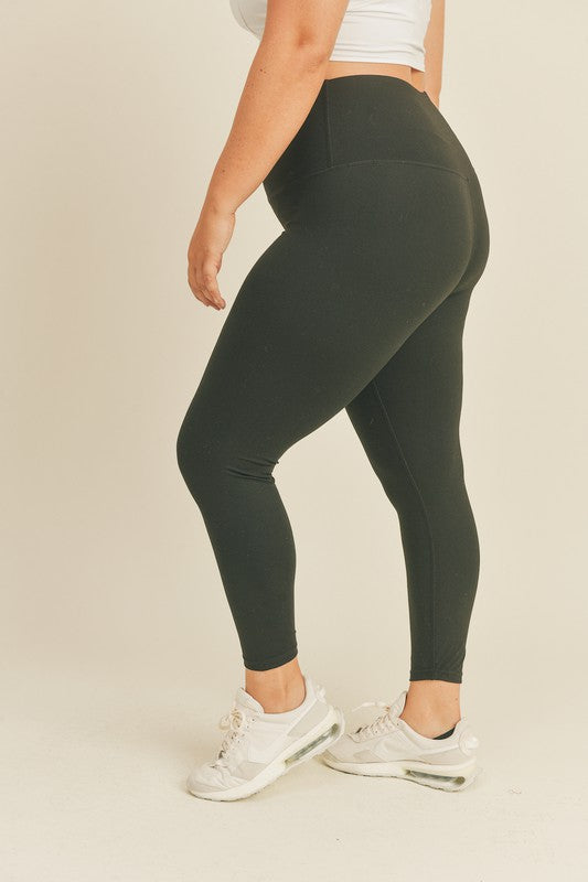 Hyker High Rise Leggings, Black | Plus Size