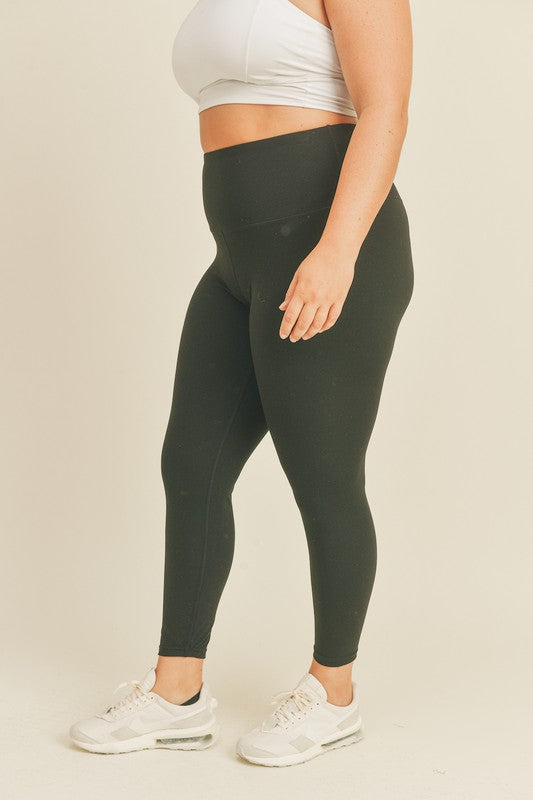 Hyker High Rise Leggings, Black | Plus Size
