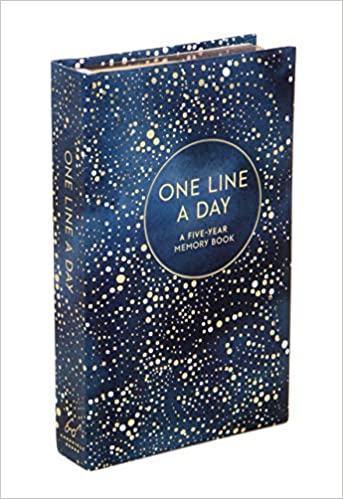 Celestial One Line A Day Journal