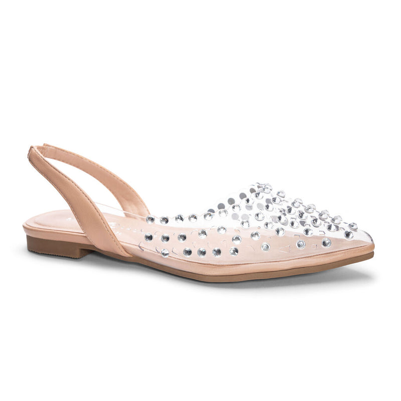 Lolla Rhinestone Flats, Nude  | Chinese Laundry