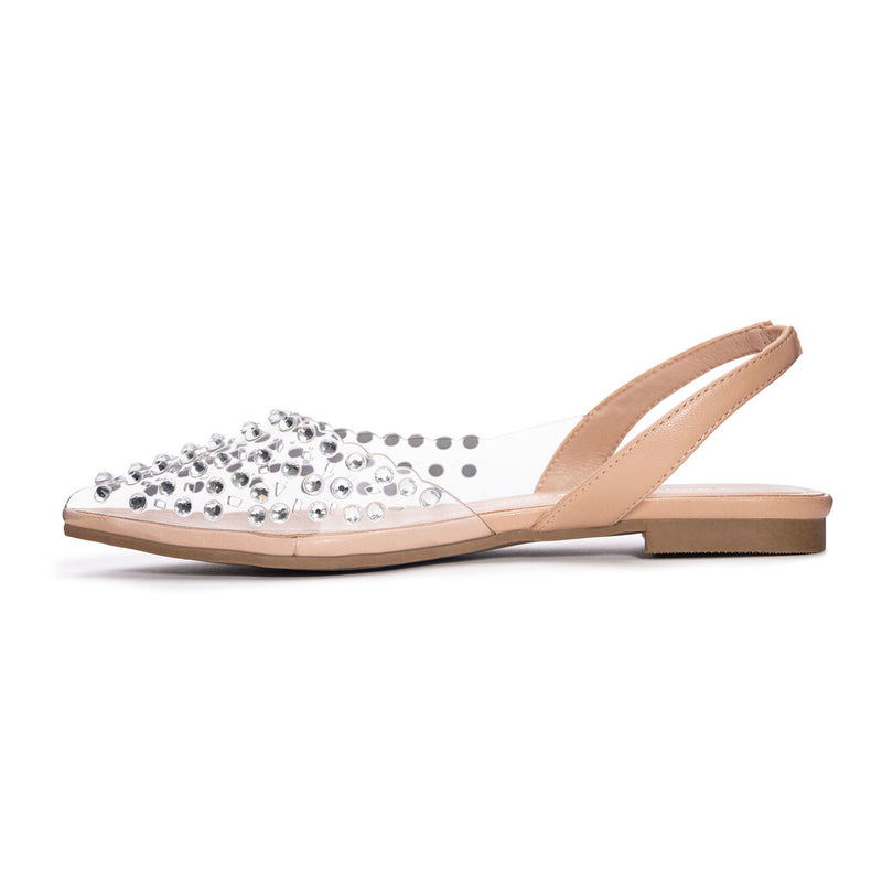 Lolla Rhinestone Flats, Nude  | Chinese Laundry