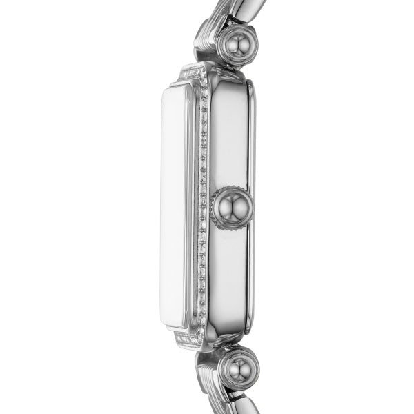 Lyric Three-Hand Stainless Steel Watch, Silver | Fossil®