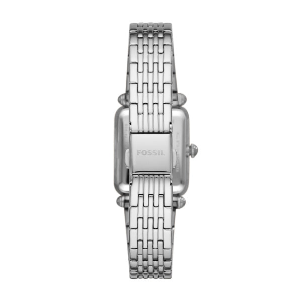 Lyric Three-Hand Stainless Steel Watch, Silver | Fossil®