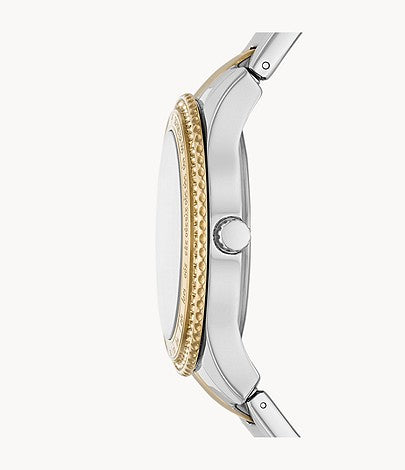 Stella Sport Multifunction Watch, Silver and Gold | FOSSIL