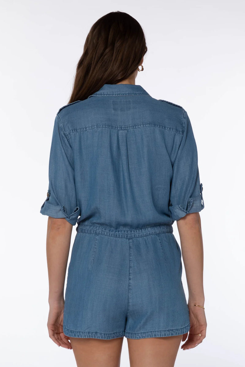 Luba Utility Romper, Mill Valley | Velvet Heart