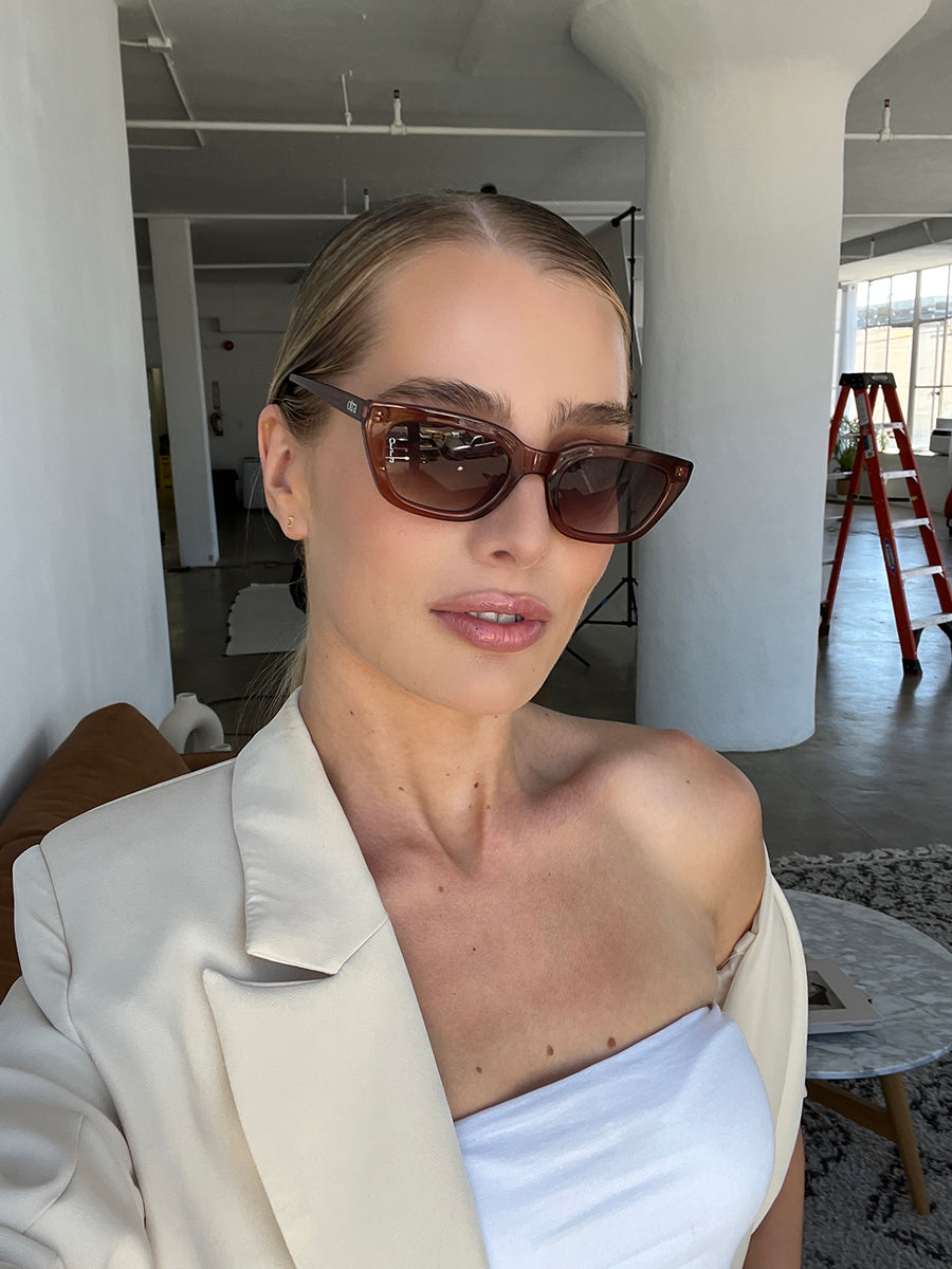 Nove Sunglasses, Coffee | Otra – North & Main Clothing Company display picture 3