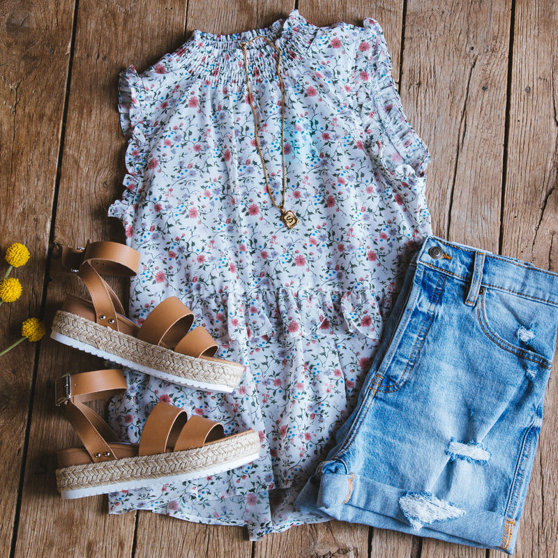 Olivia Ultra High Rise Mom Short, Moonshine Light