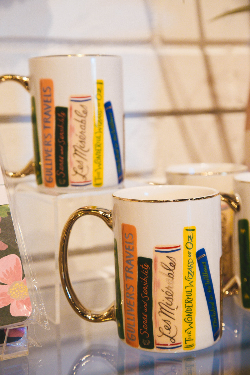 Book Club Porcelain Mug by Rifle Paper Co.