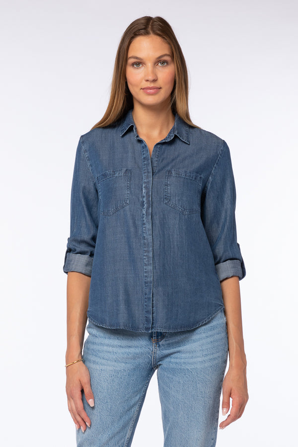 Riley Button Down Top, Murrieta | Velvet Heart
