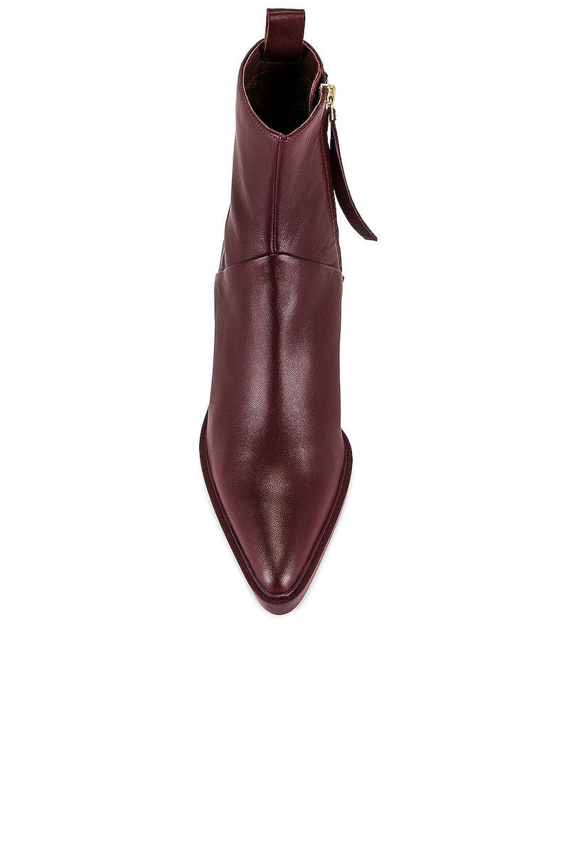 Shining Star Leather Boots, Wine | Seychelles