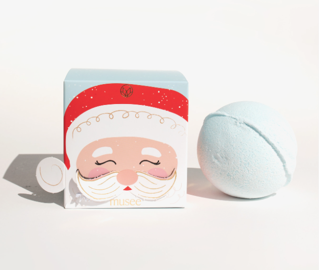 Boxed Bath Bomb, Santa | Musee