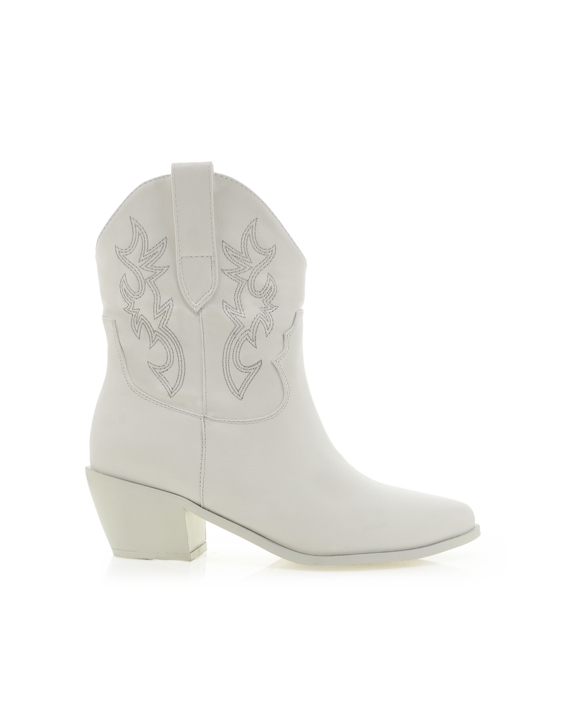 Umeri Western Boot, White Casual | Billini