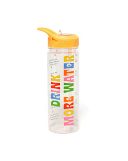 Work It Out Water Bottle, Yellow | Ban.do