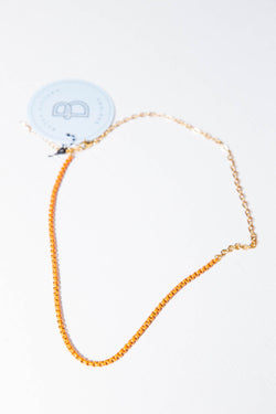 Ellis Necklace, Orange | Betsy Pittard