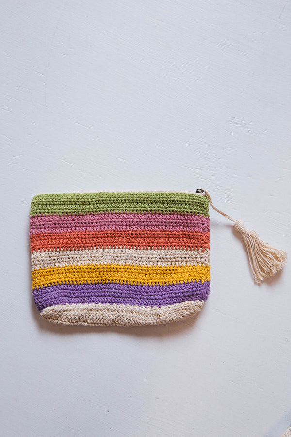 Catrine Crochet Pouch, Multi