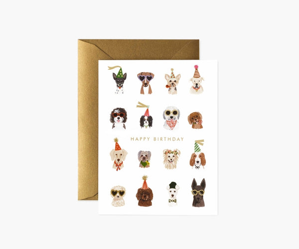 Party Pups Birthday Card | Rifle Paper Co.