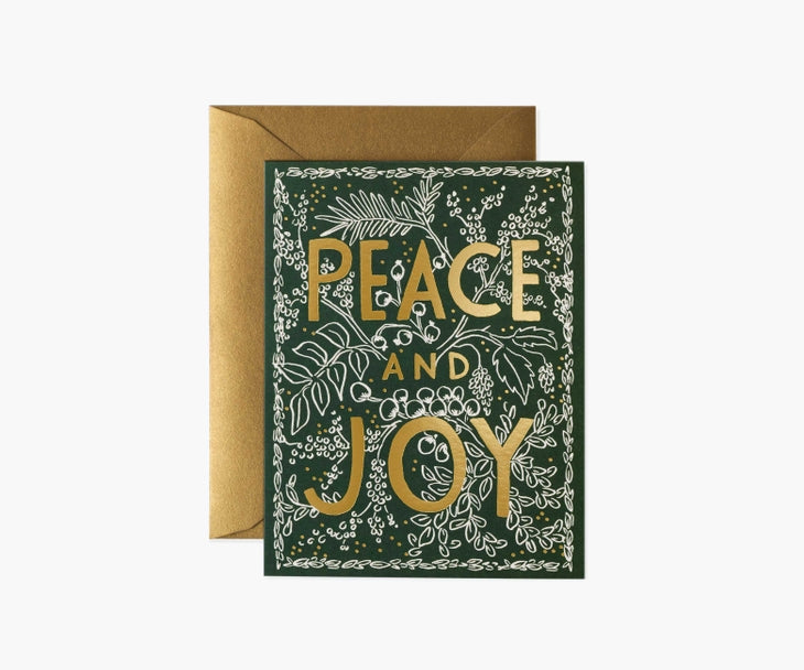 Boxed Set Peace & Joy Greeting Cards | Rifle Paper Co.