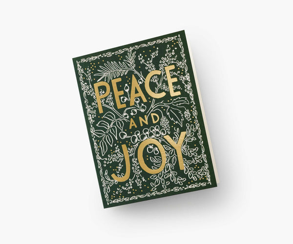 Peace & Joy Greeting Card | Rifle Paper Co.