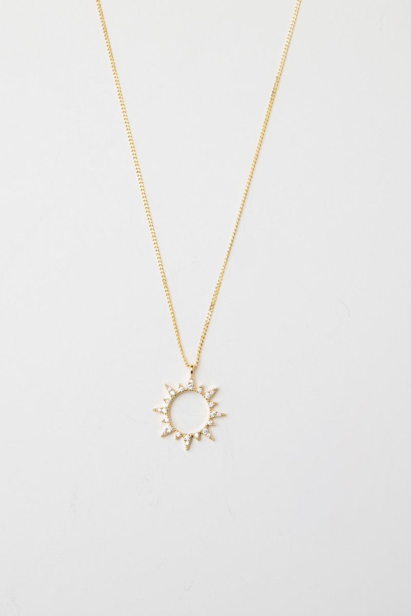 Starburst Necklace, Gold | Brenda Grands