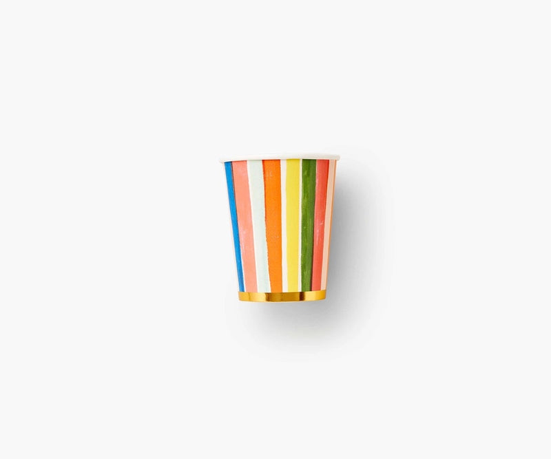 Feliz Paper Cups, Multi Stripe | Rifle Paper Co.