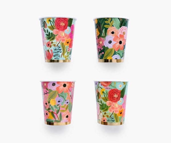 Garden Party Paper Cups, Pink Floral | Rifle Paper Co.